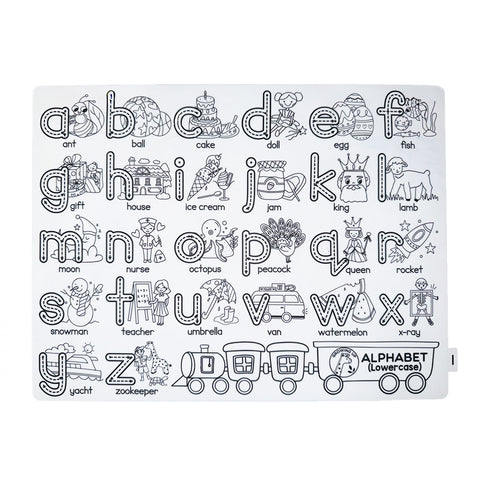 FIJN x Growing Up™ Educational Silicone Colouring Mat with Removable Markers
