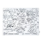 FIJN x Growing Up™ Educational Silicone Colouring Mat with Removable Markers