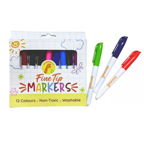 FIJN x Growing Up™ Educational Silicone Colouring Mat with Removable Markers