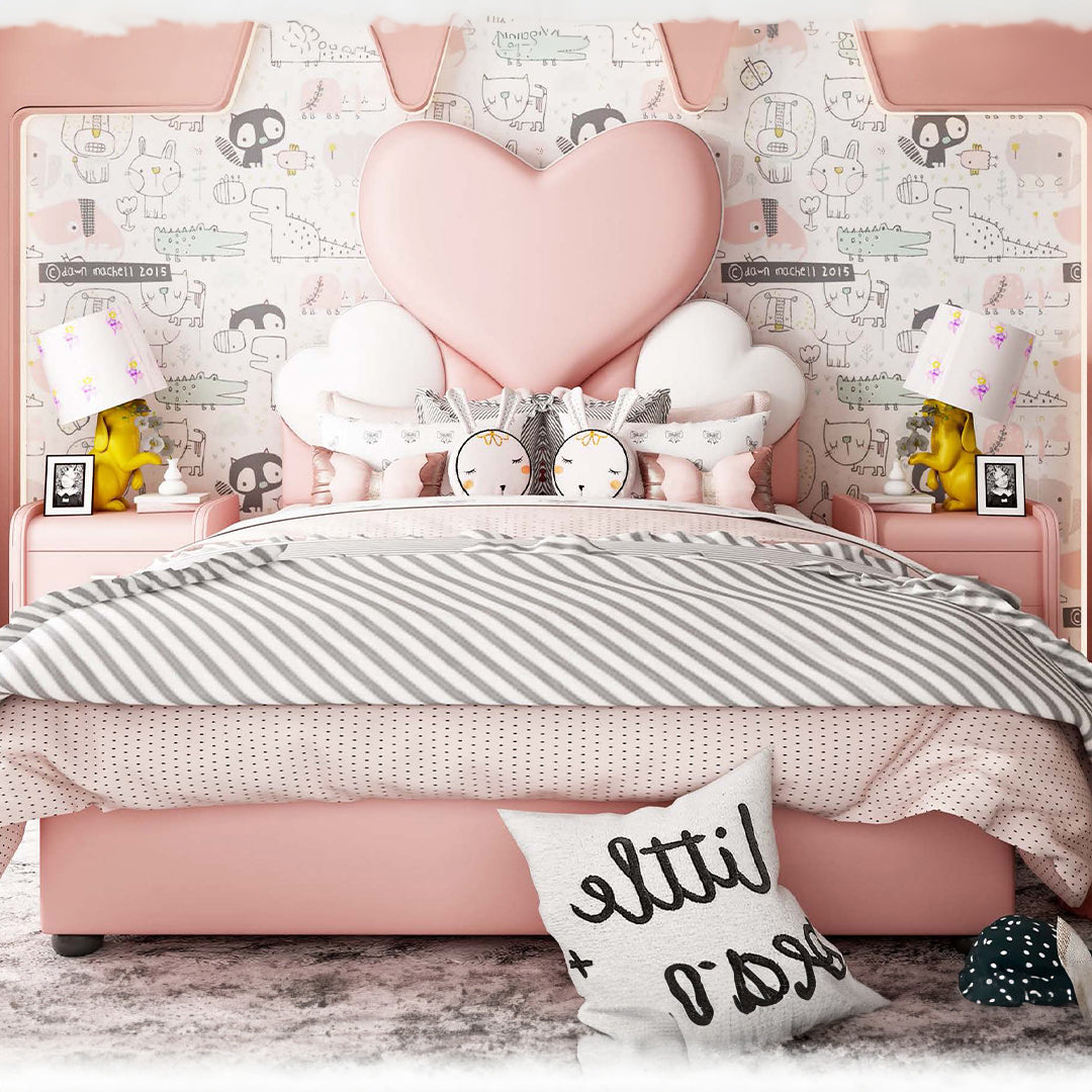 HB Rooms Lovely Heart Bed (#805)