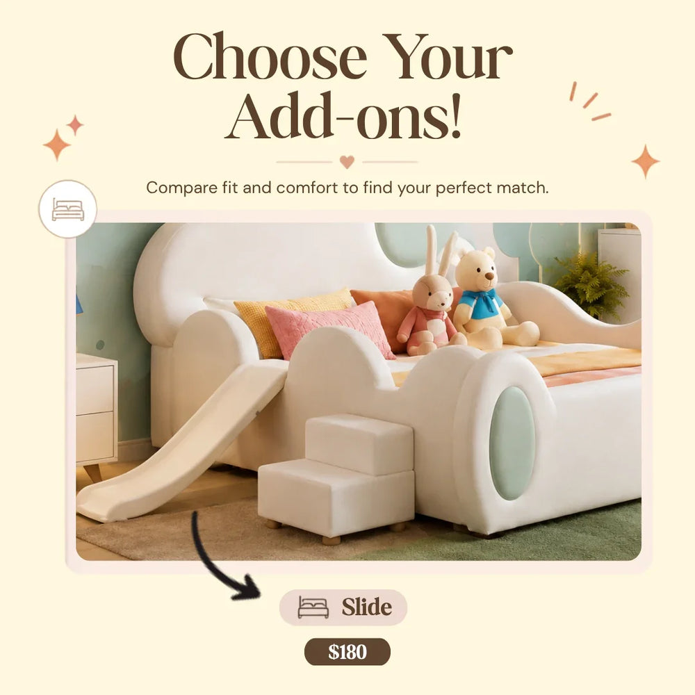 HB Rooms Low Beds — Optional Add-ons
