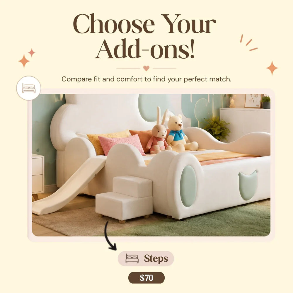 HB Rooms Low Beds — Optional Add-ons