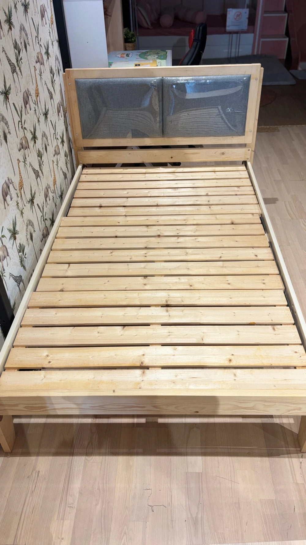 Natural Wood Low Bed (Display Unit)