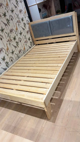 Natural Wood Low Bed (Display Unit)