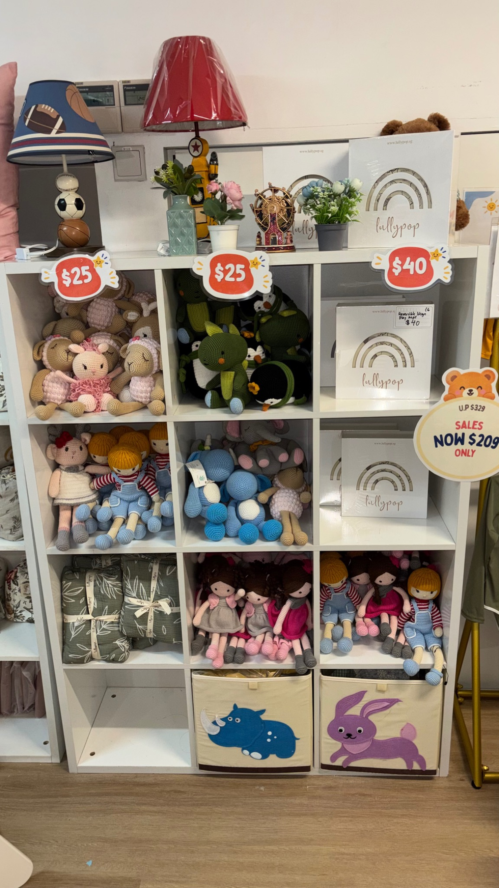 FIJN Scandinavian Grid 3x4 Kids Bookshelf (Display Unit)