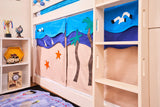 Snuggle Beachside Underbed Curtains - Kids Haven