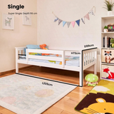 Oslo Basics Kids Classic Low Bed (Single or Super Single) - Pullout Optional