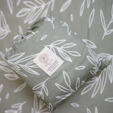 lullypop Fitted Sheet - Leaves (Multiple Sizes)