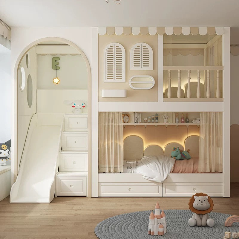 Nukhome Mini Manor Full Height Bunk Bed (Customizable)
