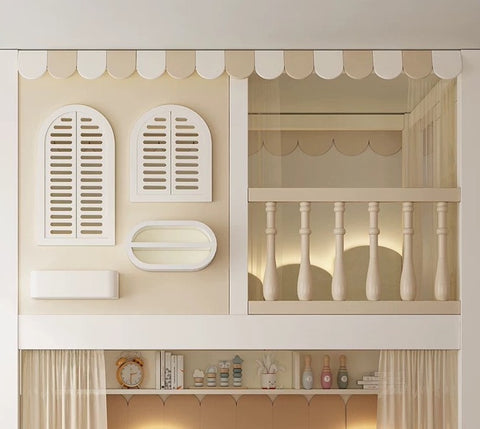 Nukhome Mini Manor Full Height Bunk Bed (Customizable)