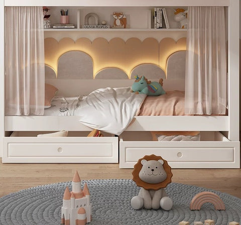 Nukhome Mini Manor Full Height Bunk Bed (Customizable)