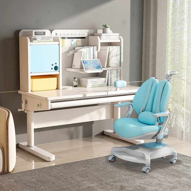 FLEK M21H Large Ergo Study Desk with Unit (With Chair and Stool Option)