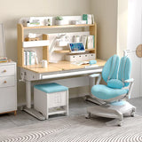 FLEK N24S Large Ergo Study Desk with Unit (With F3P Chair and G2 Stool Option)