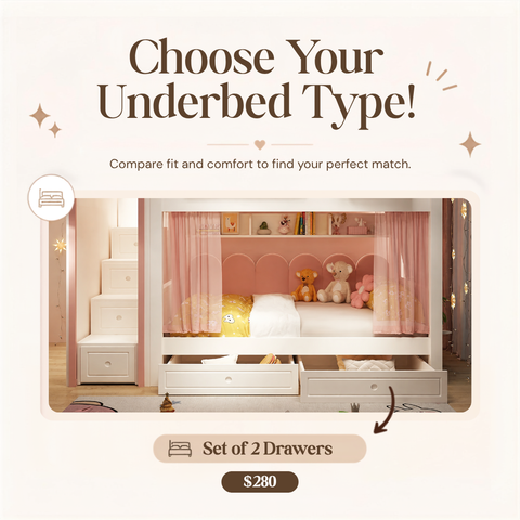 Nukhome Mellow Yellow Bunk Bed (D3)