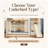 Nukhome Brown Cottage Bunk Bed (D26)