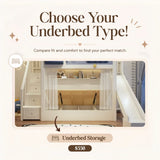 Nukhome Brown Cottage Bunk Bed (D26)