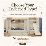 Nukhome Brown Cottage Bunk Bed (D26)