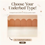 Nukhome Underbed Cushion & Curtains Options