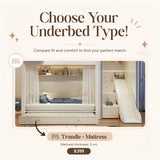 Nukhome Brown Cottage Bunk Bed (D26)