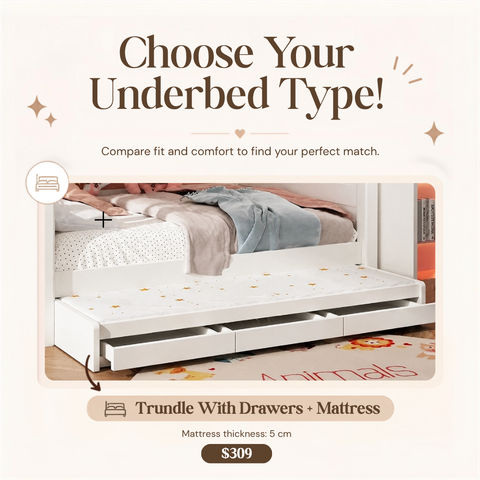 Nukhome Blue Train Bunk Bed (707-15 Bunk)
