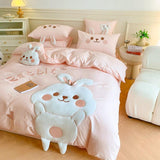 Snuggle Big Rabbit Bedsheet Set - Kids Haven