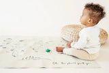 lullypop Reversible Vegan Leather Mat - Oh, The Places You'll Go