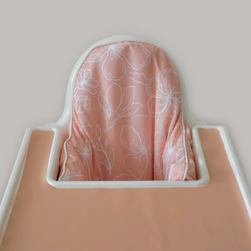 lullypop High Chair Cushion Cover in Peach Blossom