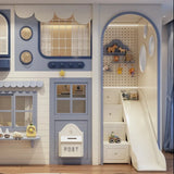 Nukhome Blue Postia Bunk Bed (D21 - Blue - Bunk)