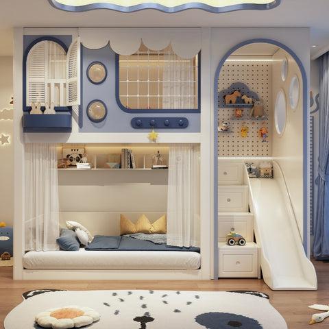 Nukhome Postia Full Height Bunk Bed (Customizable)