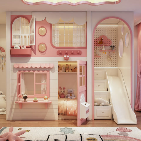 Nukhome Postia Full Height Bunk Bed (Customizable)