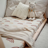 lullypop Fitted Cot Sheet - Rainbow (Multiple Sizes)