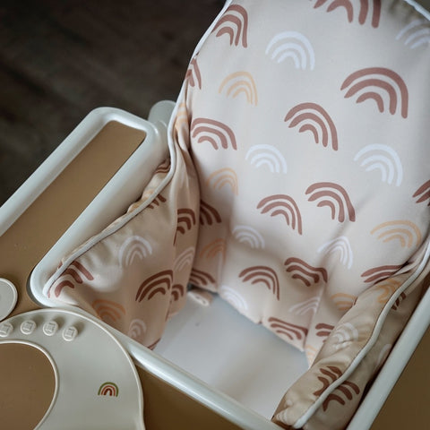 lullypop High Chair Cushion Cover in Rainbow