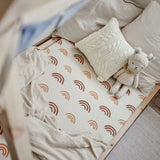 lullypop Fitted Cot Sheet - Rainbow (Multiple Sizes)