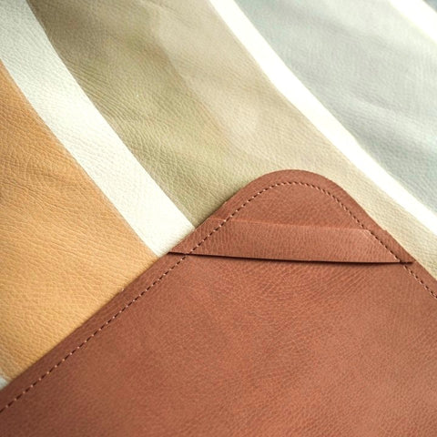 lullypop Reversible Vegan Leather Mat - Rainbow