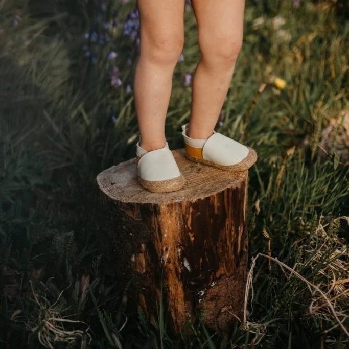 lullypop Goose & Gander Espadrille Shoes - Sage Green
