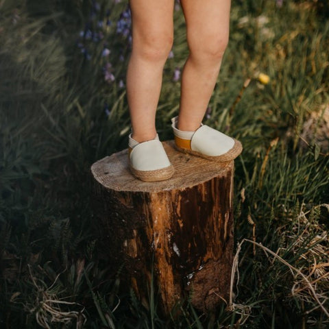 lullypop Goose & Gander Espadrille Shoes - Sage Green