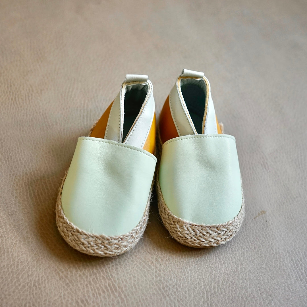 lullypop Goose & Gander Espadrille Shoes - Sage Green