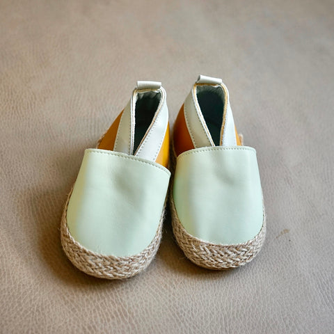 lullypop Goose & Gander Espadrille Shoes - Sage Green