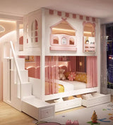Nukhome Pink Home Bunk Bed (D11)