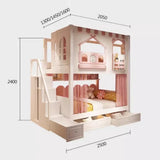 Nukhome Pink Home Bunk Bed (D11)