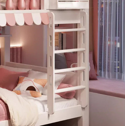 Nukhome Pink Bear Bunk Bed (707-1)