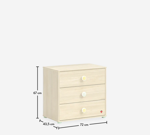 Cilek Montes Natural Small Dresser