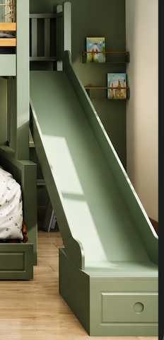 Nukhome Green Petal Bunk Bed (G080 - Green)