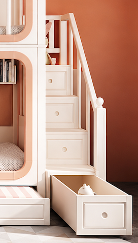 Nukhome Pink Skytron Bunk Bed (P072 - Pink)