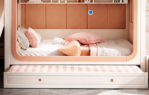 Nukhome Pink Skytron Bunk Bed (P072 - Pink)
