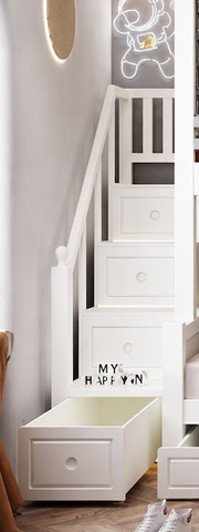 Nukhome Grey Petal Bunk Bed (G080 - Grey)