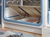 Nukhome Blue Skytron Bunk Bed (P072 - Blue)