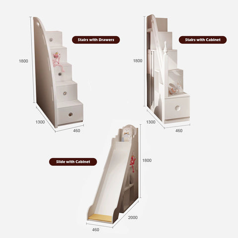 Nukhome Beary Bear Slide and Staircase Options