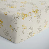 lullypop Fitted Cot Sheet (140x80cm) - Summer Meadow