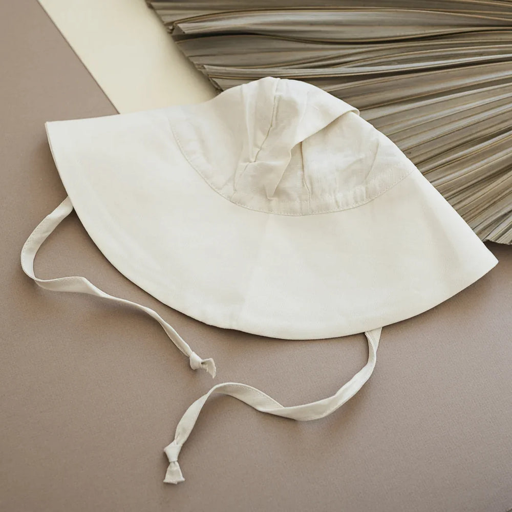 lullypop Toddler's Sun Hat in Cream